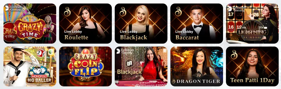 Jeux de casino en direct MRXBet Casino