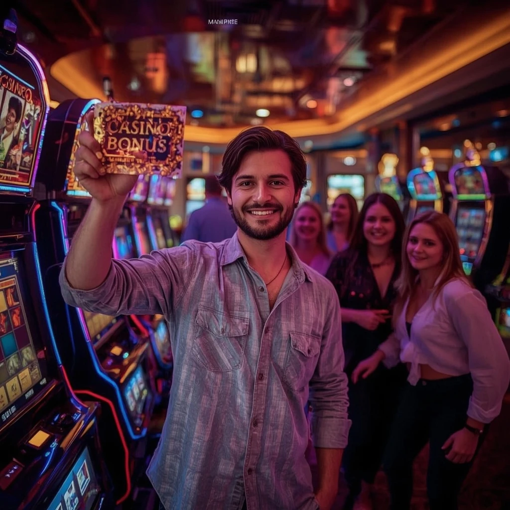 une personne avec un bonus de MRXBet Casino